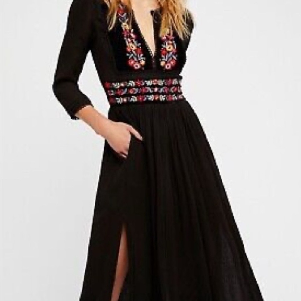 Free People Midi Flora Dress